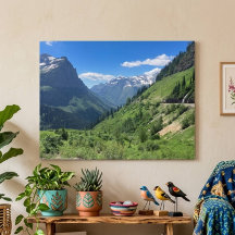 Glacier National Park, Poster da paisagem de Monta