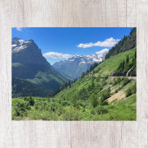 Glacier National Park, Poster da paisagem de Monta