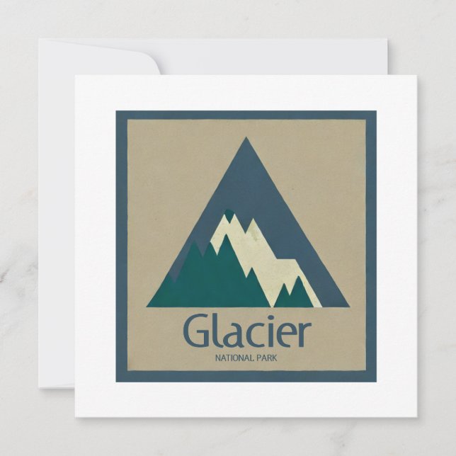 Glacier National Park Rustic (Frente)