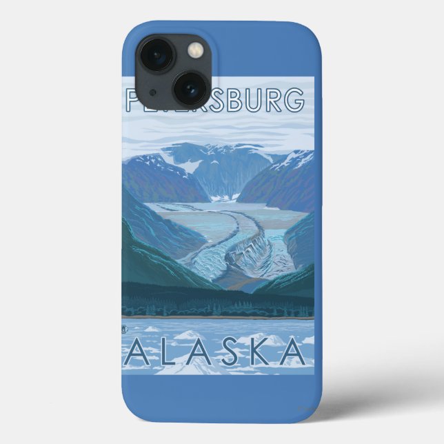 Glacier Scene - Petersburg, Alaska (Verso)