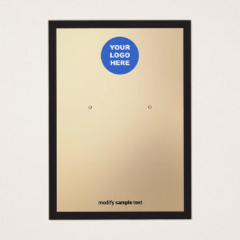 Glam Dourado Adicione sua placa de exibição com o