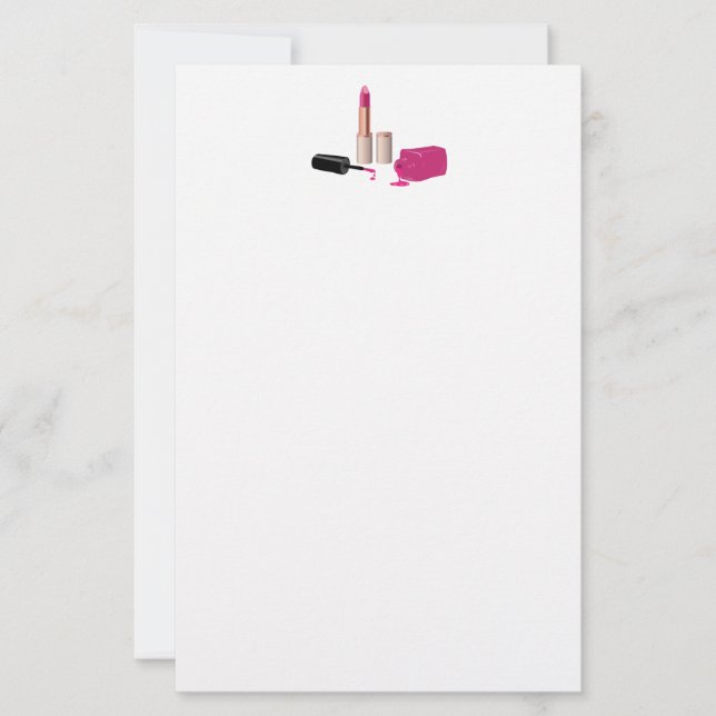 Glam-Lábio Rosa E Bela Polonesa Nail Pensada (Frente)