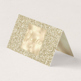 Glam Luxe Dourada Glitter Peace