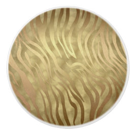 Glam Safari da Selva de Zebra Luxuosa e Dourada
