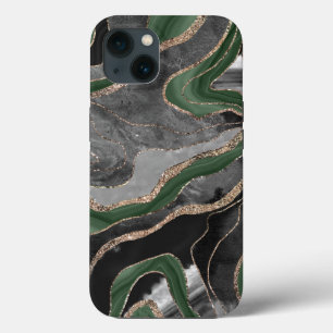 Glama Dourado de Glitter Preto Verde Agita Glitter