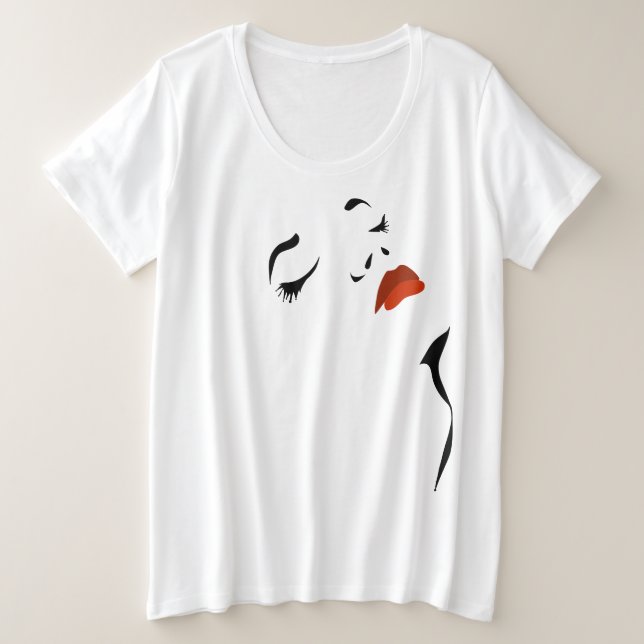 Glamor Face T-Shirt (Frente do Design)