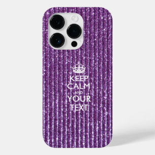 Glamor Roxo Mantenha Calmo Tenha Seu Texto