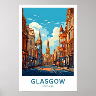 Glasgow Scotland Viagem Impressão