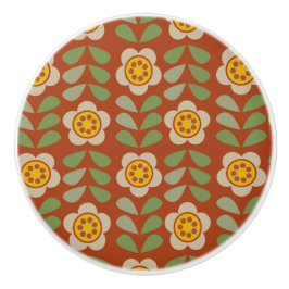 GLEAM GLADE - Botão de Cerâmica Floral