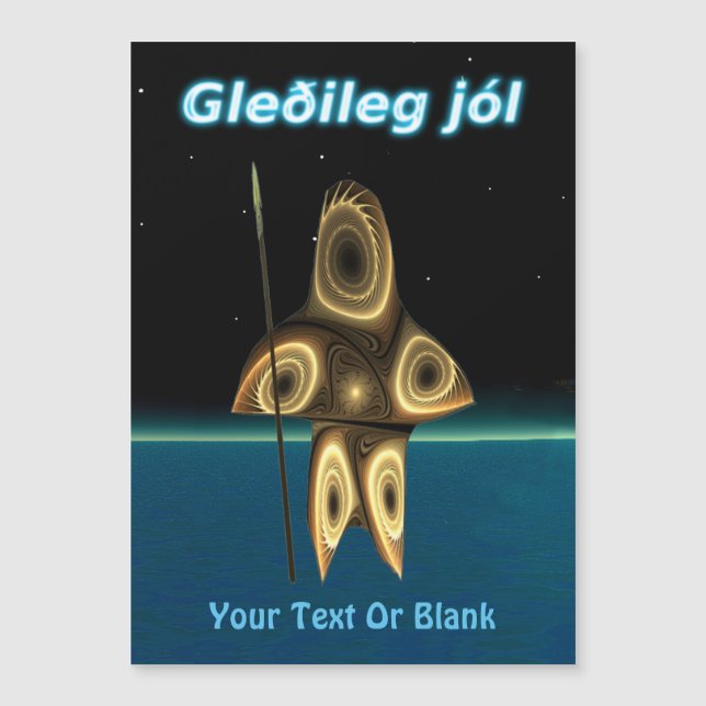 Gleðileg jól - Fractal Inuit Hunter (Frente)