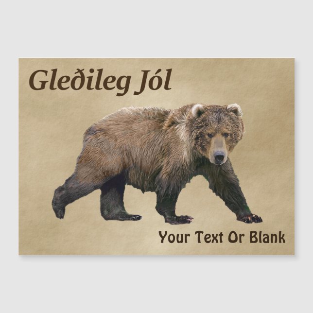 Gleðileg Jól - Urso Kodiak (Frente)