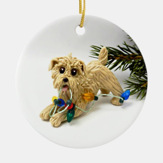Glen de Imaal Terrier Dog Enfeites de natal (Frente)
