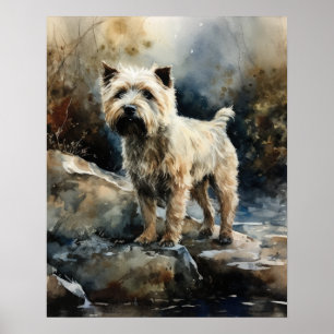 Glen Of Imaal Terrier Dog Art Impressão
