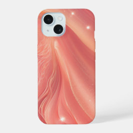 Glimmering Pink and Gold Abstract Phone Case