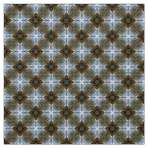 Glitch2 azulejo azul-claro castanho Tecido