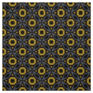Glitch2 Ginger Brown Teal Tecido