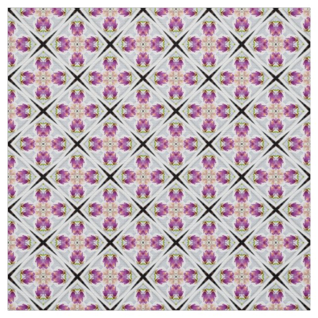 Glitch2 tecido de padrão magenta de Lavanda suave (Modelo)