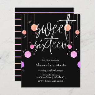 Glitter Colorido de Orçamento Glam Doce 16 Anivers