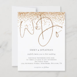 Glitter de Confetti Dourado de Orçamento Fazemos C