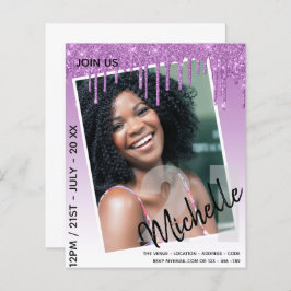 Glitter de Drivers de FOTO aniversário de 21 anos 