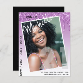 Glitter de Drivers de FOTO aniversário de 21 anos 