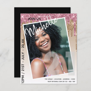 Glitter de Drivers de FOTO aniversário de 21 anos