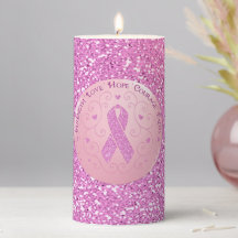 Glitter de Fita Rosa do Câncer da Mama