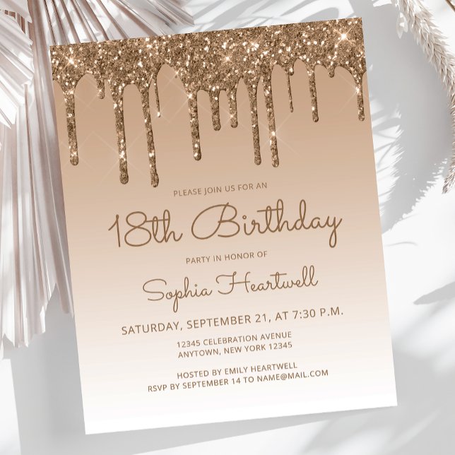 Glitter de Orçamento Coletor Dourado 18ª Festa de  (Criador carregado)