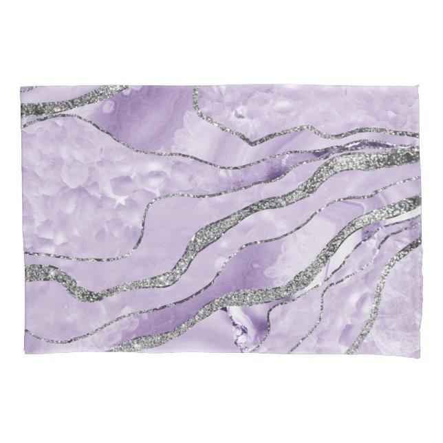Glitter de Prata de Agato de lavanda nº 1 (Frente)
