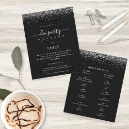 Glitter de Prata de Orçamento Hen Fim de Semana Pr