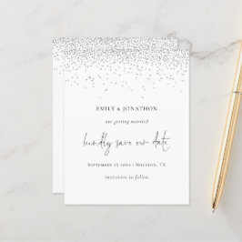 Glitter De Prata De Script Elegante De Orçamento S