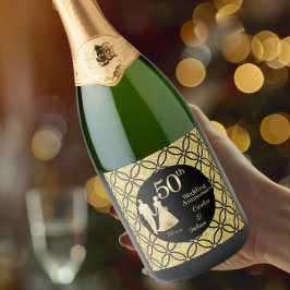 Glitter do 50º aniversário do casamento do Casal D