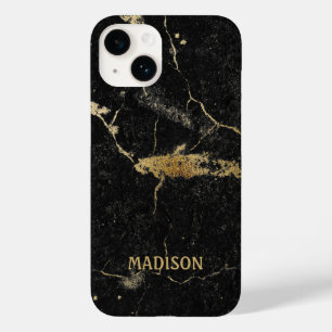 Glitter Dourado mármore preto