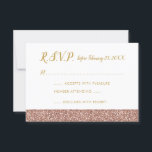 Glitter Dourado rosa e RSVP Dourado 3,5x5 A1<br><div class="desc">Este pequeno cartão de resposta rsvp cor-de-rosa brilhante coordena-se com os nossos suites de convite concebidos para Bat Mitzvahs, doce 16 (16), Quinceañera e comemorações de festas de aniversário. O trabalho de arte é feito de imagens impressas em forma plana, NÃO de brilho real nem de folhas de ouro. Consulte...</div>