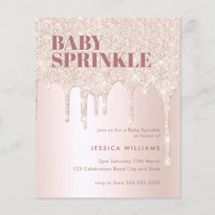 Glitter Dourado rosa Sprinkle Pink Girl