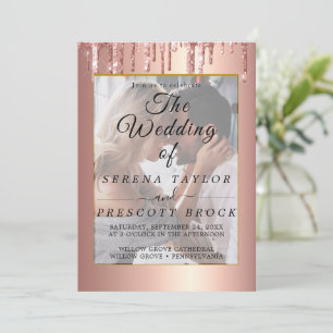 Glitter Drives Vellum Overlay Convite