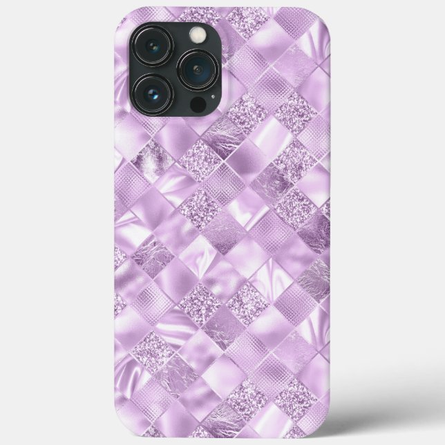Glitter Elegante Chic Roxo Metálico (Verso)
