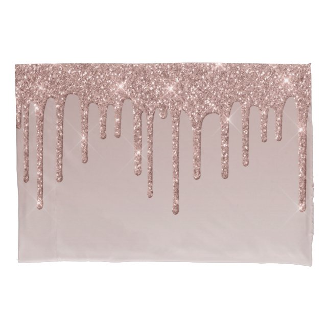 Glitter líquido de rosa Dourado (Frente)