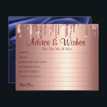 Glitter Moderno Emite Conselhos de Casamento Desej<br><div class="desc">Conselhos de Casamento e Cartões de Desejo para noiva e noiva,  Desejos para Sr. & Sra. - Chá de panela,  Bachelorette Games.</div>