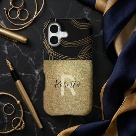 Glitter Moderno Negra Artista E Bronze