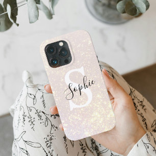 Glitter Moderno   Nome Personalizado & Inicial