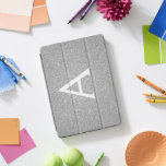 Glitter prateado e Monograma de brilho<br><div class="desc">Glitter de Silver Faux e Caso Monograma Elegante Sparkle. Esse caso pode ser personalizado para incluir seu nome inicial e próprio.</div>