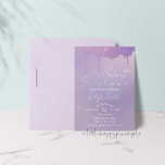Glitter Roxo Doce 16 Convite de Aniversário<br><div class="desc">Celebre o doce aniversário de 16 anos da sua garota em estilo com o nosso convite de 16 anos de aniversário com Glitter Roxo! Com um espantoso design púrpura de brilho roxo, este convite é perfeito para dar o tom para a celebração do marco de sua garota. Seus convidados ficarão...</div>