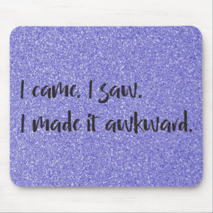 Glitter Roxo Eu O Fiz Como Um Mousepad Estranho