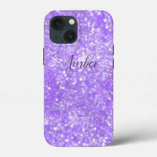 Glitter Roxo Sparkle Personalizado Elegante