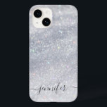 Glitter Silver Elegante<br><div class="desc">Descubra a sofisticação e a resiliência do gabinete Silver Glitter Case-Mate iPhone 14. Este caso meticulosamente trabalhado não só protege o seu iPhone 14, como também adiciona um elemento de glamour ao seu estilo diário. Produzido com materiais de qualidade superior, proporciona durabilidade e proteção contra quedas e algemas acidentais. O...</div>