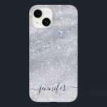 Glitter Silver Elegante<br><div class="desc">Descubra a sofisticação e a resiliência do gabinete Silver Glitter Case-Mate iPhone 14. Este caso meticulosamente trabalhado não só protege o seu iPhone 14, como também adiciona um elemento de glamour ao seu estilo diário. Produzido com materiais de qualidade superior, proporciona durabilidade e proteção contra quedas e algemas acidentais. O...</div>