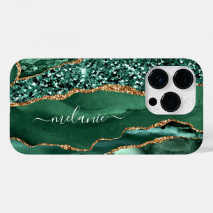 Glitter Verde Dourado Esmeralda sua capas de iphon