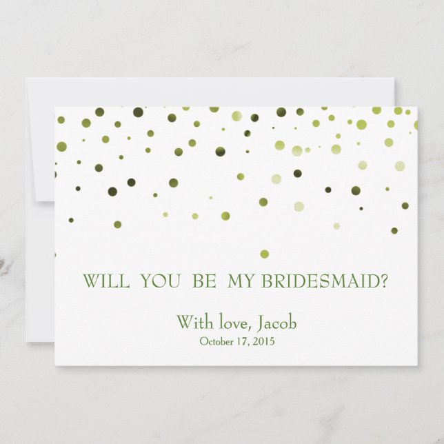 Glitter Verde Você Será O Meu Convite Para A Porta (Frente)