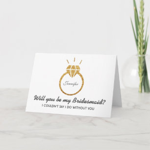 Glitter, Você Será Meu Convite Para A Bridesmaid?